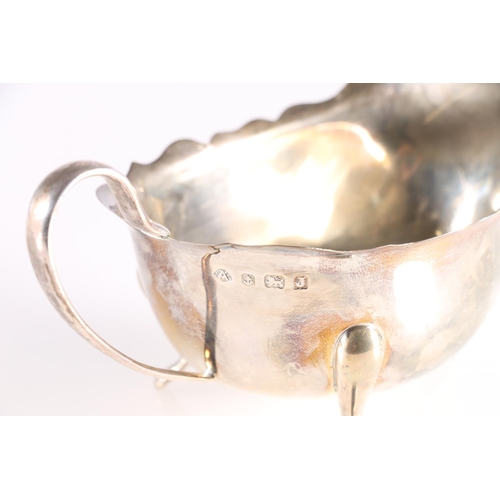 575 - George V silver cream jug by Adie Brothers Ltd, Birmingham 1933, 101g gross.