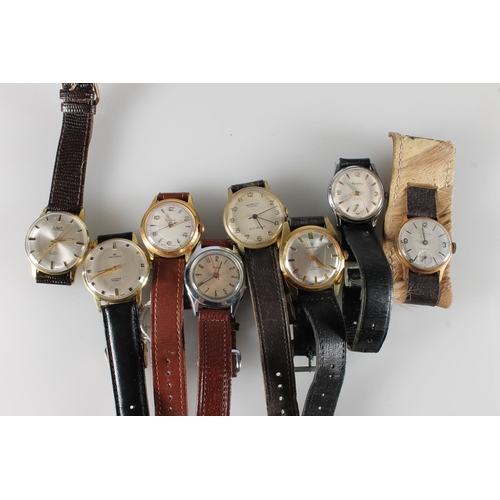 635 - Four gents automatic and manual wind wristwatches to include Limit 17 jewels, Ingersoll 17 jewels, S... 