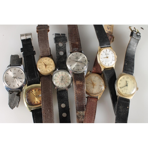 638 - Six gents automatic and manual wind watches to include Ruhla, Limit, Concerta 21 jewels, Accurist 21... 