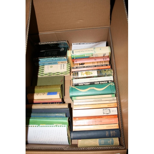 322 - Three boxes of books to include children's paperbacks, Wilsons Tales of the Borders, etc.