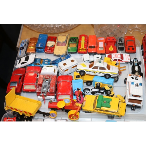 177 - Playworn die-cast vehicles.