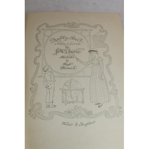 270 - J M Barrie, Quality Street, A Comedy in Four Acts, illus. Hugh Thomson, publ. Hodder & Stoughton... 