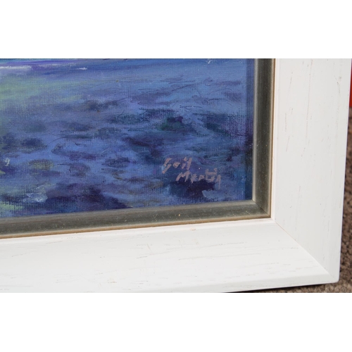 402 - GAIL MARTIN, Evening Balmaha, oil painting, signed lower right, 24cm x 34cm, frame 33cm x 43cm.