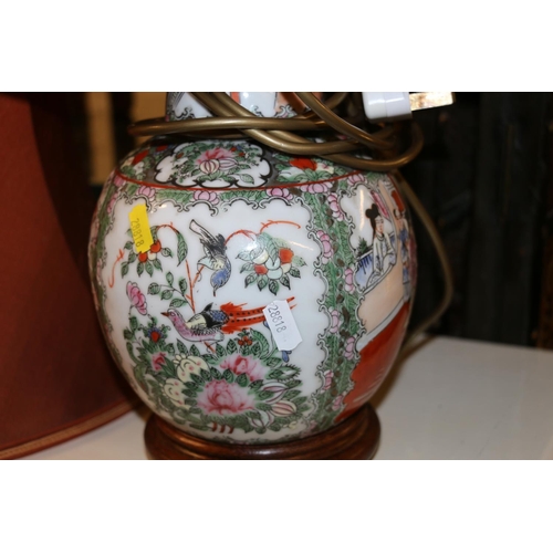 658 - 20th century Chinese table lamp.