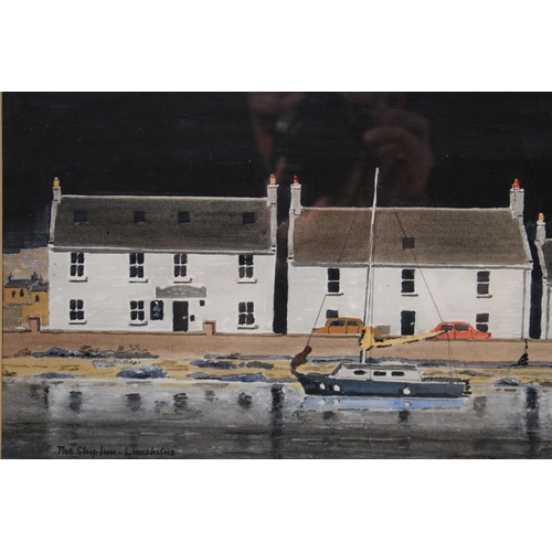 461 - JAMES C HAGGART, Ship Inn Limekilns Fife, oil painting, signed lower right and dated 2008 verso, 19c... 