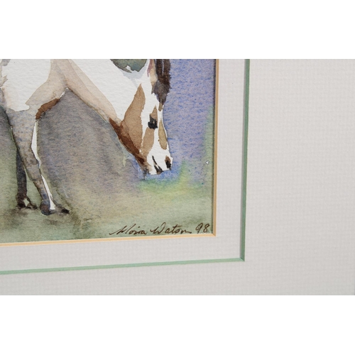 469 - MOIRA McC WATSON, Arabian Oryx, watercolour, signed and dated '98 lower right, 15cm x 19cm, frame 42... 