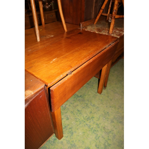 710 - Early 20th century side table, 77cm high.