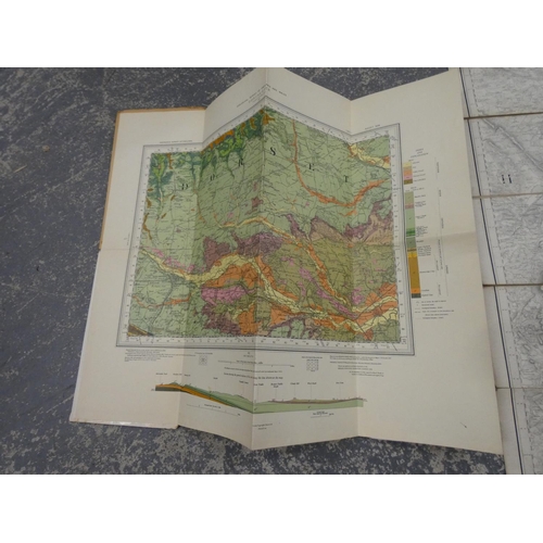 114 - 1865 folding map of Harford, printed at the Tower of London