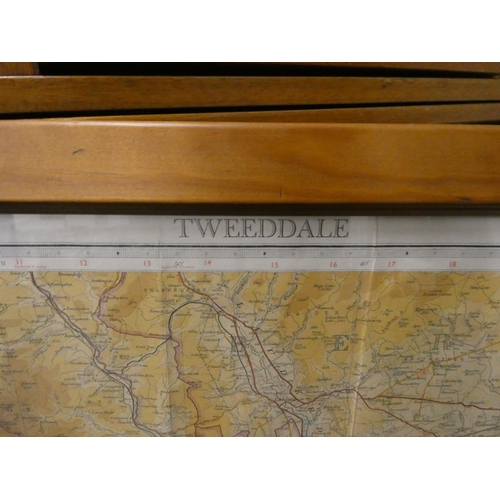 78 - Vintage Bartholemew’s revised half-inch map of Tweedale.