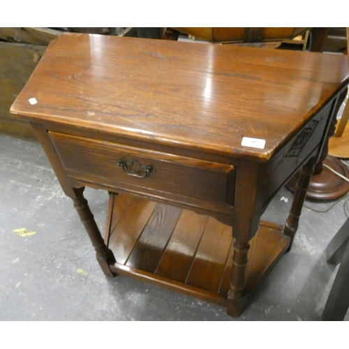 507 - Modern Siesta, oak, two tier hall table.