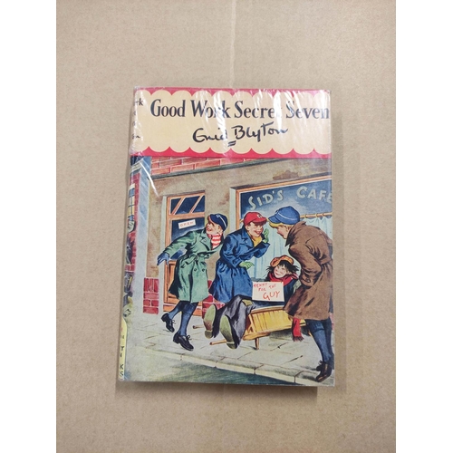 158 - BLYTON ENID.  1st eds and early impressions. in d.w's. First editions of Good Old Secret Seven, Look... 