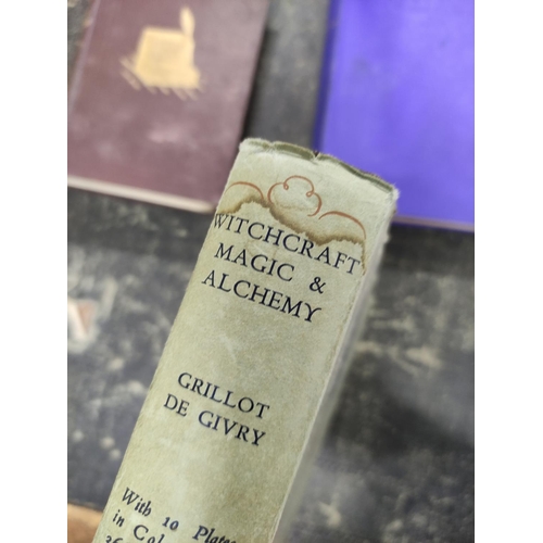 244 - DE GIVRY G.  Witchcraft, Magic & Alchemy. Col & other illus. Quarto. Orig. dark cloth in d.w... 