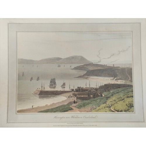 227 - DANIELL WILLIAM.  Voyage Round Great Britain. 29 various loose hand col. aquatint plates incl. Westm... 