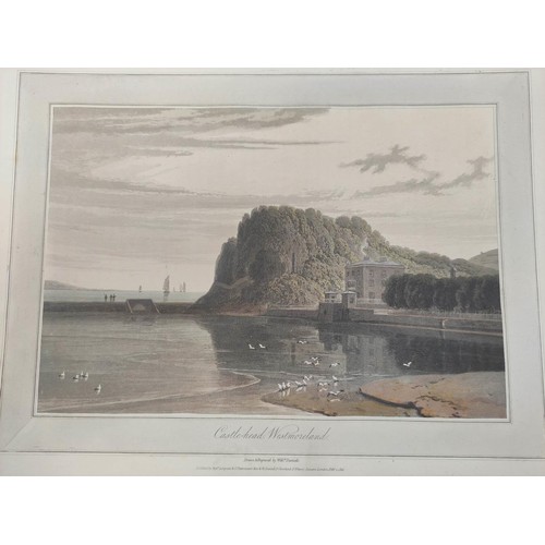 227 - DANIELL WILLIAM.  Voyage Round Great Britain. 29 various loose hand col. aquatint plates incl. Westm... 