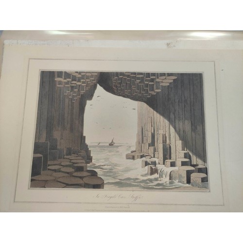 227 - DANIELL WILLIAM.  Voyage Round Great Britain. 29 various loose hand col. aquatint plates incl. Westm... 