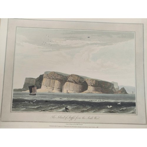 227 - DANIELL WILLIAM.  Voyage Round Great Britain. 29 various loose hand col. aquatint plates incl. Westm... 