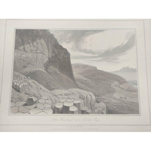 227 - DANIELL WILLIAM.  Voyage Round Great Britain. 29 various loose hand col. aquatint plates incl. Westm... 