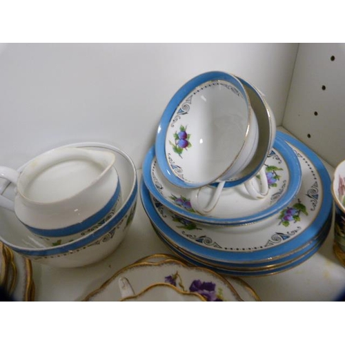 104 - Teawares to include Royal Albert 'American Beauty' part tea set, Royal Albert 'Lavender Rose' teawar... 