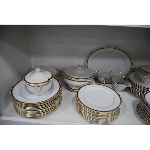 140 - Minton 'Grecian Key' part dinner set.