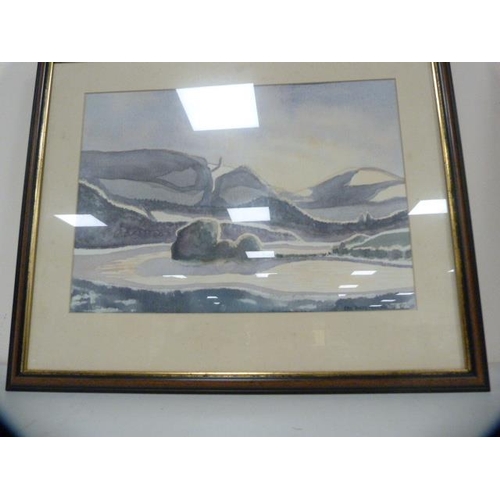 144 - Eric Booth MoodycliffeFive watercolours, mainly landscape scenes.  (5)