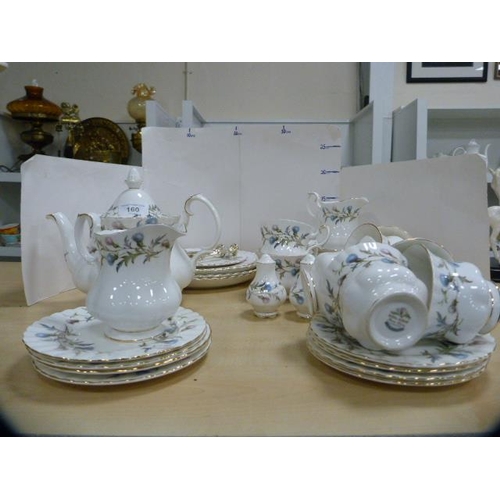 160 - Royal Albert 'Brigadoon' pattern part tea and coffee set.