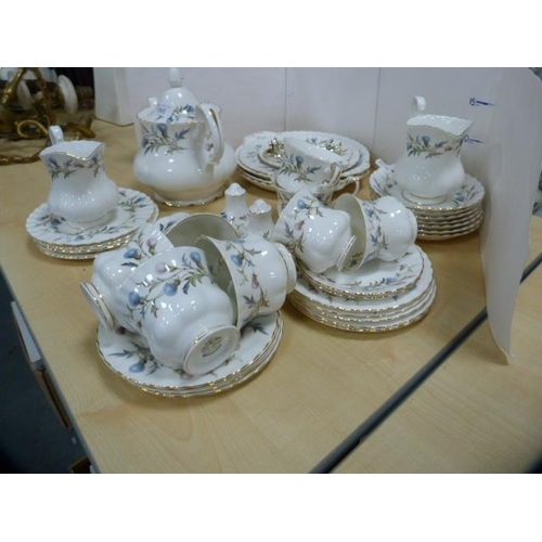 160 - Royal Albert 'Brigadoon' pattern part tea and coffee set.