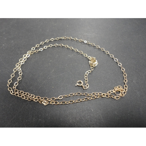 195 - 9ct gold chain, stamped '9k', 3g.