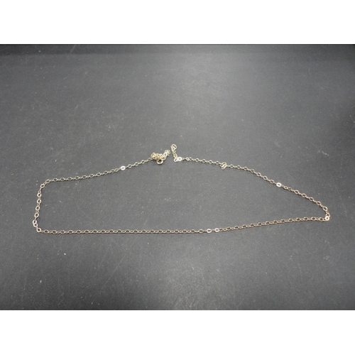 195 - 9ct gold chain, stamped '9k', 3g.