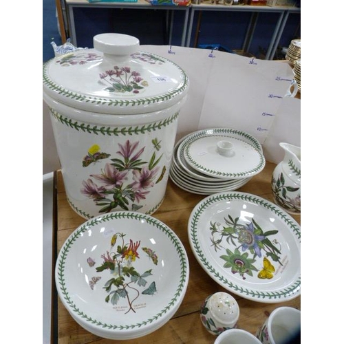 196 - Collection of Portmeirion 'Botanic Garden' wares to include a large jar and cover, dishes, plates, t... 