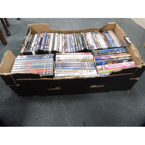 197 - Carton containing DVDs.