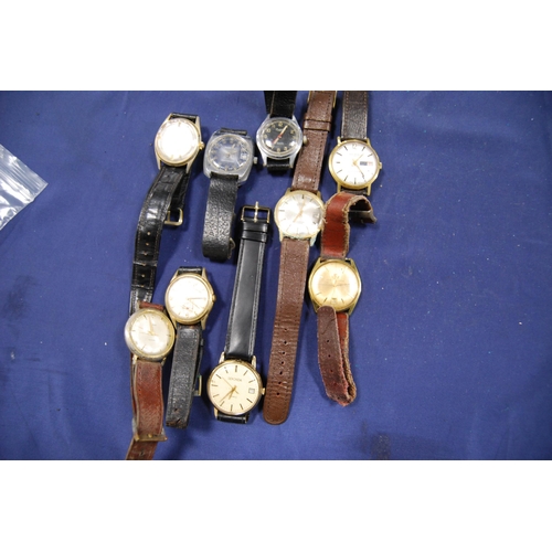 230 - Group of gents' automatic and manual wind wristwatches to include Ingersoll, Timex, Avia, Bentima, P... 