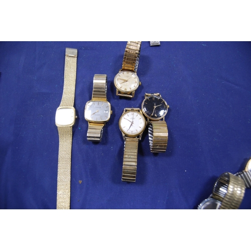 235 - Group of manual wind wristwatches to include Sekonda, Rotary, Timex, Corvette, Accurist etc.  (... 