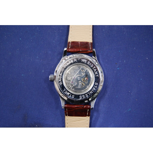 Genoa skeleton watch best sale