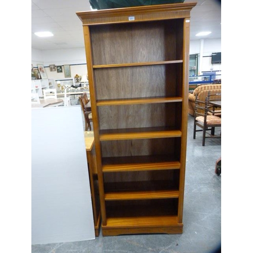 271 - Modern open tall bookcase.