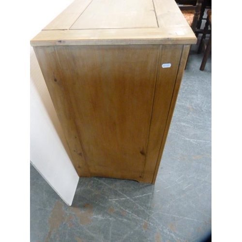 289 - Contemporary pine cupboard chest.