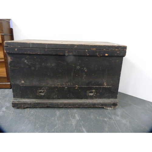 308 - Victorian pine mule chest.