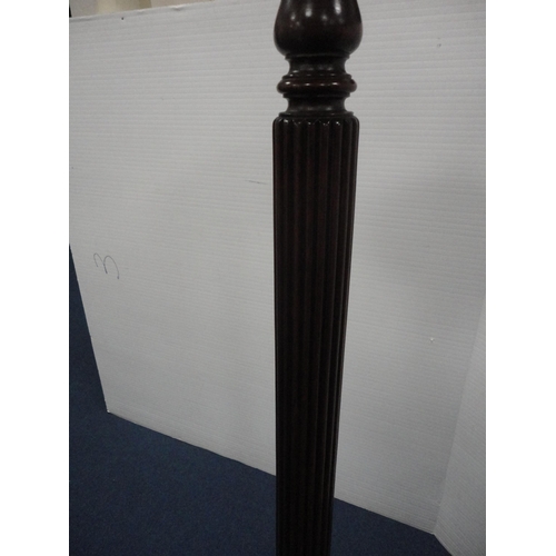 335 - Victorian mahogany torchère. 