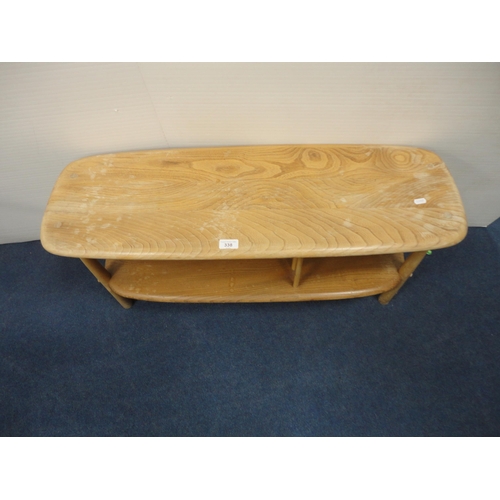 338 - Retro Ercol low table.