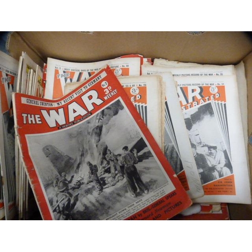 5 - Carton of comics to include various editions of The Victor, c. 1960s, also War Illustrated, The War ... 