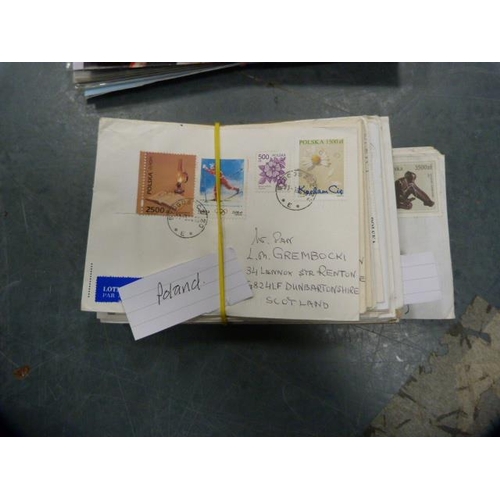 83 - Box containing Scottish and other postcards, first day covers, ephemera etc.