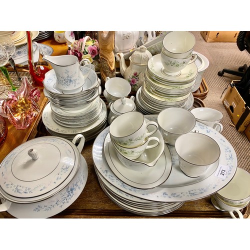 273 - Large quantity of Noritake dinnerware, Wedgwood teaware, etc