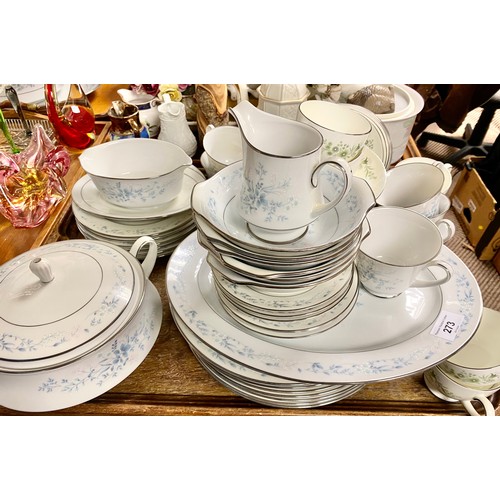 273 - Large quantity of Noritake dinnerware, Wedgwood teaware, etc