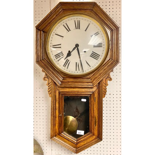 227 - Large Ansonia wall clock