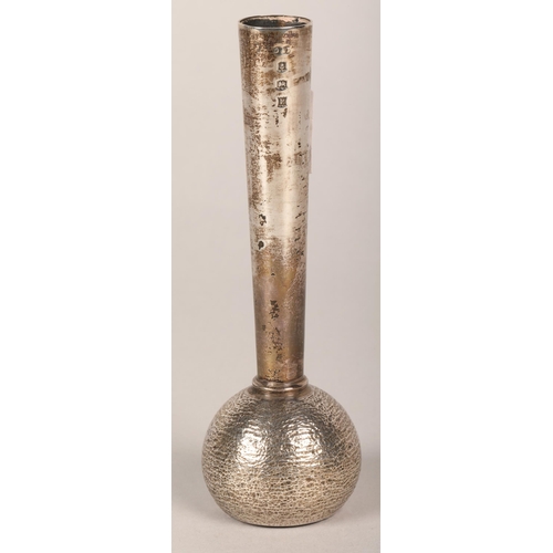 184 - Silver posy vase,  Birmingham 1920, 15 cm high