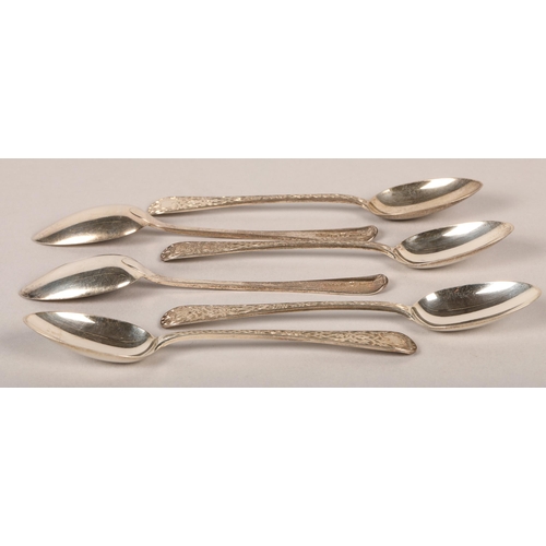 187 - Six silver teaspoons, Glasgow 1875 (6)