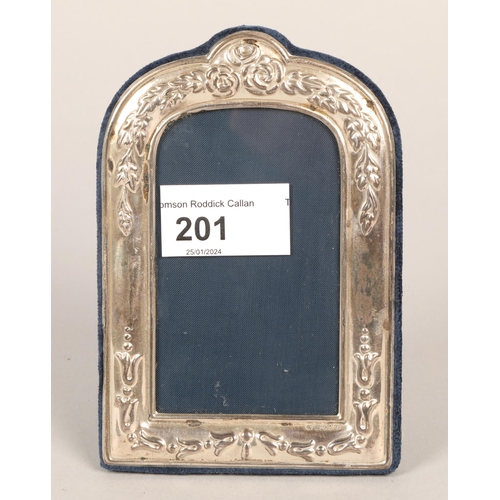 201 - Silver picture frame, Sheffield,