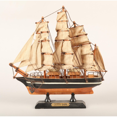 325 - Two wooden ship models