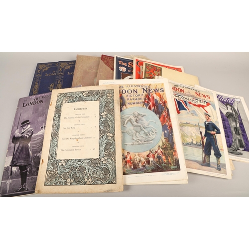 346 - Royal interest: early-20th-century magazines, pamphlets, books, etc 