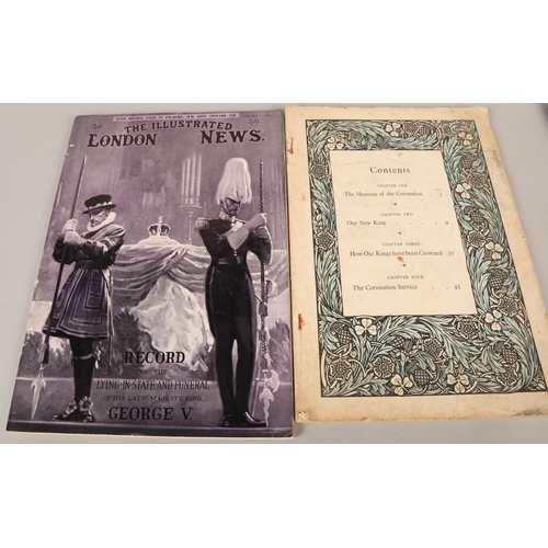 346 - Royal interest: early-20th-century magazines, pamphlets, books, etc 