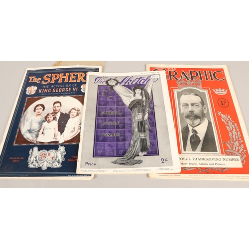 346 - Royal interest: early-20th-century magazines, pamphlets, books, etc 